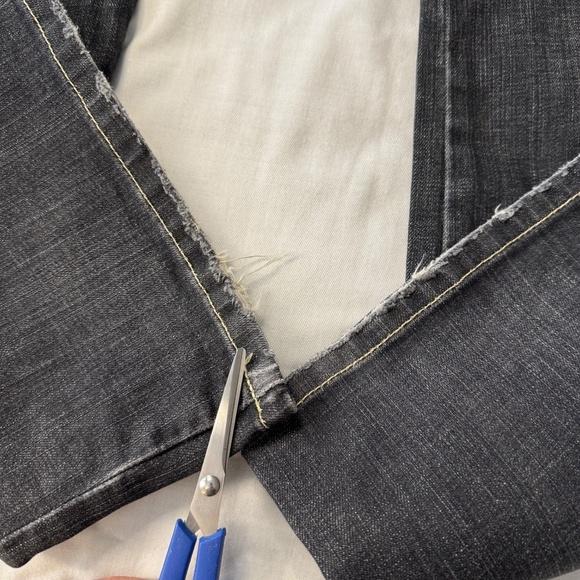 Vintage Buffalo Jeans Womens PINK-X Low-Rise Bootcut Jeans Gray/Black Sz 29 - Picture 13 of 16